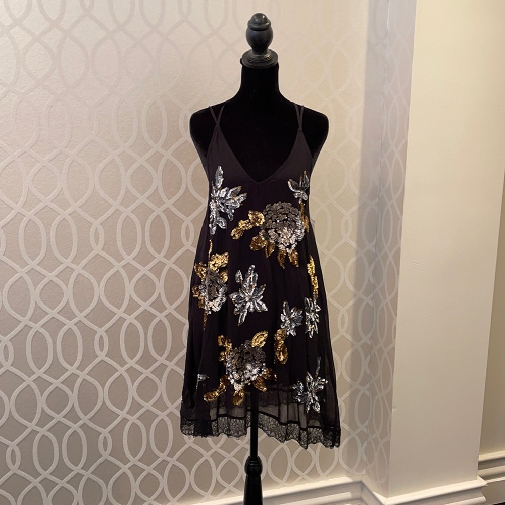 Free People sequin cami dress